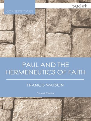 cover image of Paul and the Hermeneutics of Faith